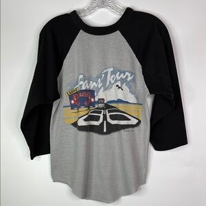 Vintage Alabama The Fan Tour Raglan 3/4 Sleeve Tshirt Size Medium 1986